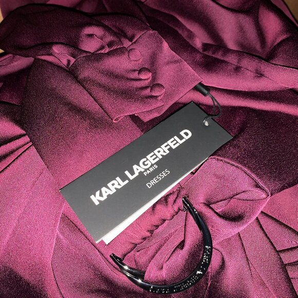 Karl Lagerfeld Hanky Hem Dress - Picture 1 of 16